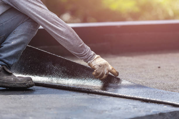 Professional Basement Waterproofing technician working in Candor, NC